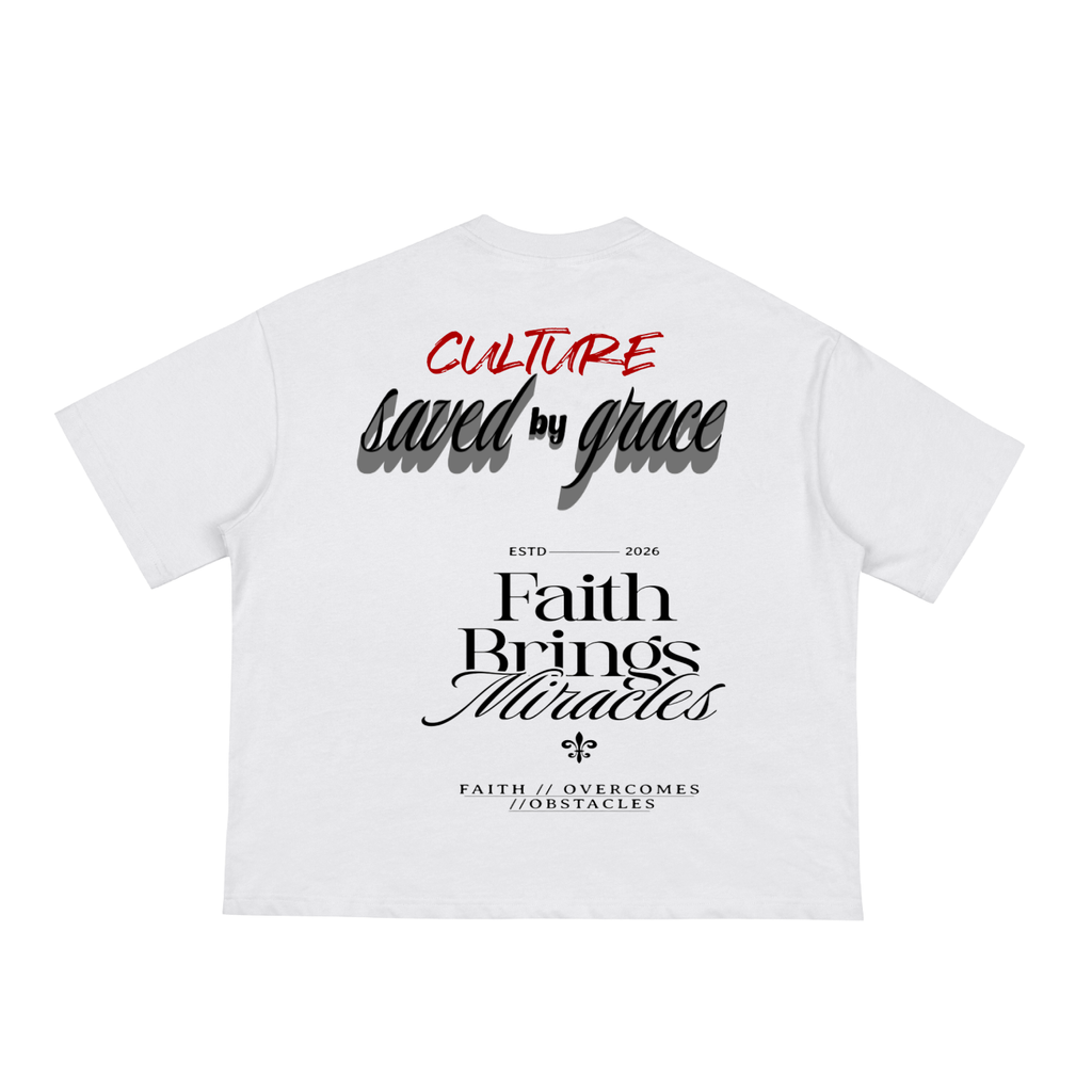 Faith over Fear -Classic Loose Boxy Tee