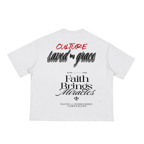 Faith over Fear -Classic Loose Boxy Tee